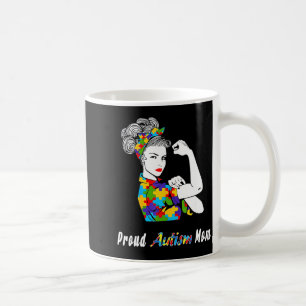 Proud Autism Mom World Autism Awareness Day Month Coffee Mug