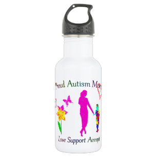 Proud Autism Mum 532 Ml Water Bottle