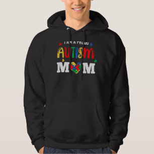 Proud Autism Mum Autism Awareness Mother Vintage Hoodie