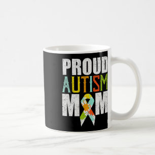 Proud Autism Mum Autism Awareness Vintage Coffee Mug