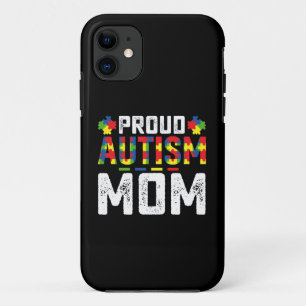 Proud Autism Mum Awareness Autistic Family iPhone 11 Case
