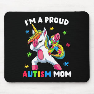 Proud Autism Mum Dab Dance Mouse Pad