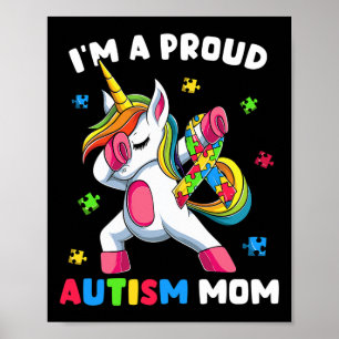 Proud Autism Mum Dab Dance  Poster