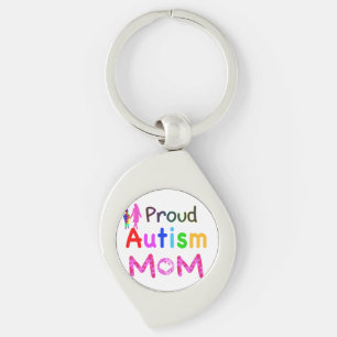 Proud Autism Mum Key Ring