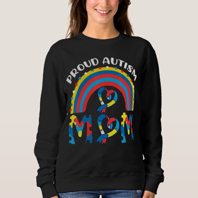 Proud Autism Mum Sweatshirt (Front)
