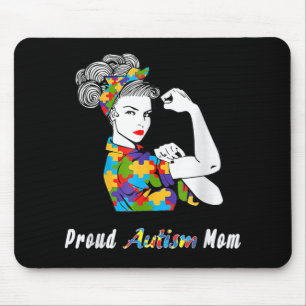 Proud Autism Mum World Autism Awareness Day Month  Mouse Pad