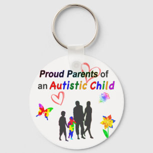 Proud Autism Parents Key Ring