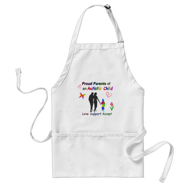 Proud Autism Parents Standard Apron (Front)