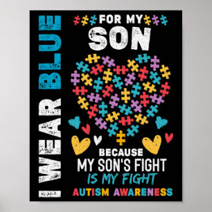 Proud Autistic Dad Poster