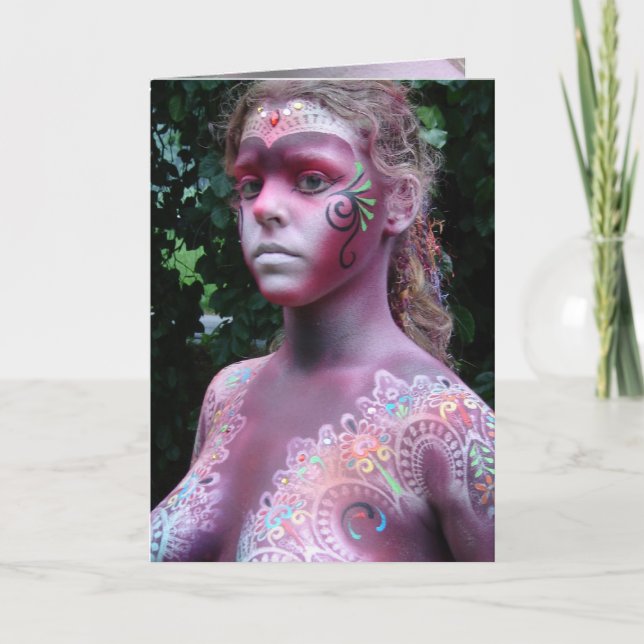 Proud Autumn Faerie Card (Front)