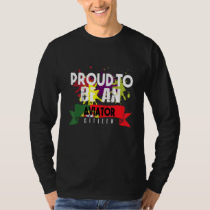 Proud aviator citizen Profession career worker wor T-Shirt