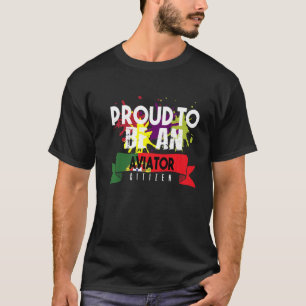 Proud aviator citizen Profession career worker wor T-Shirt