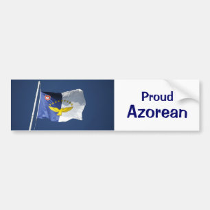 Proud azorean bumper sticker