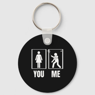 Proud Badminton Player Women Shuttle Funny Badmint Key Ring