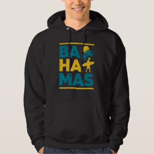 Proud Bahamas Bahamians Flag Gift Idea Nassau desi Hoodie