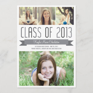 Proud Banner Graduation Invitation Announcement