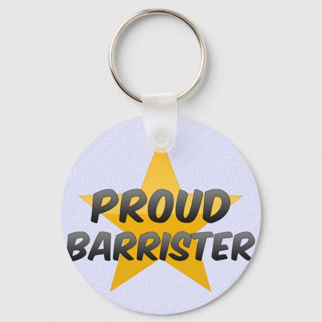 Proud Barrister Key Ring (Front)