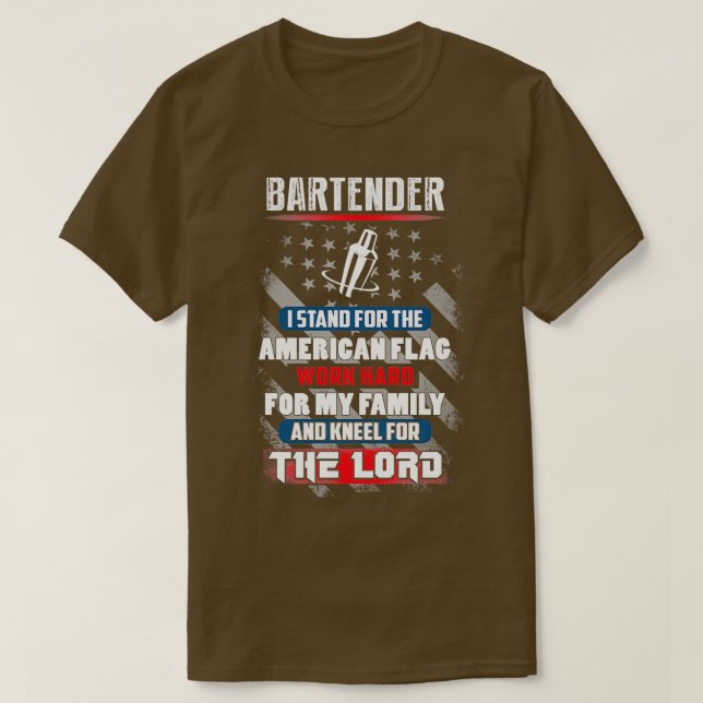 Proud Bartender Shirt 2 (Design Front)