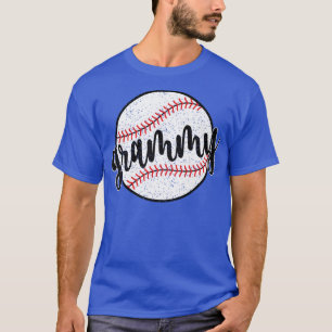 Proud Baseball Grammy Grandma Of A Baseball Player T-Shirt