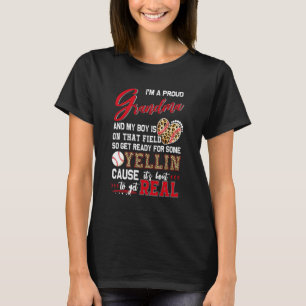 Proud Baseball Grandma Baseball Family Matching 1 T-Shirt