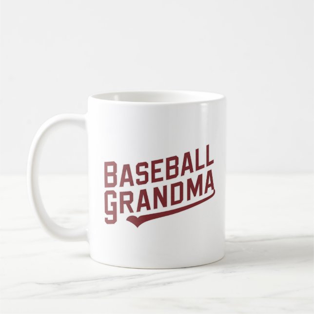 Proud Baseball Grandma Coffee Mug (Left)