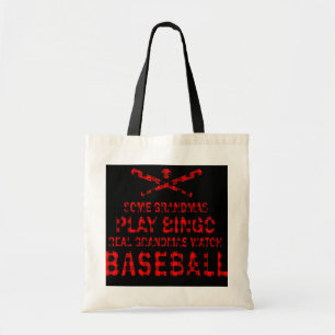 Proud Baseball Grandma Women Baseball Grandma  Tote Bag