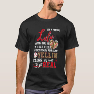 Proud Baseball Lala Baseball Family Matching T-Shirt