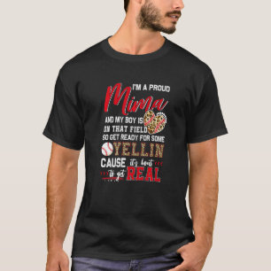 Proud Baseball Mima Baseball Family Matching 1 T-Shirt