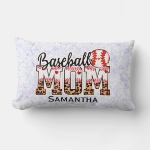Proud Baseball Mum - Game Day Enthusiast Lumbar Cushion