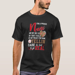 Proud Baseball Nani Baseball Family Matching T-Shirt