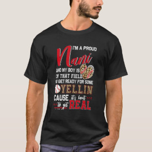 Proud Baseball Nani Baseball Family Matching T-Shirt