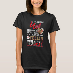 Proud Baseball Unk Baseball Family Matching T-Shirt