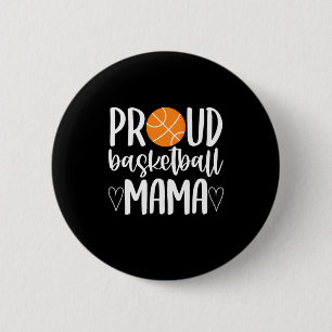 Proud Basketball Mama 6 Cm Round Badge