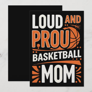 Proud Basketball Mum 2026 Game Day Vibes 2025 Holiday Card