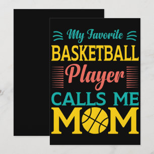 Proud Basketball Mum 2026 Game Day Vibes 2025 Holiday Card