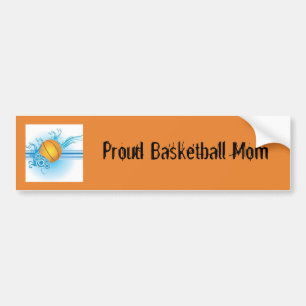 Proud Basketball Mum Bumper Sticker
