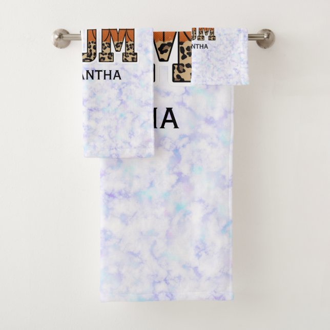 Proud Basketball Mum - Court-Side Champion Bath Towel Set (Insitu)