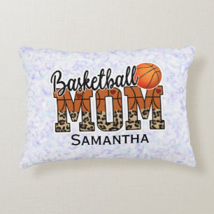 Proud Basketball Mum - Court-Side Champion Decorative Cushion
