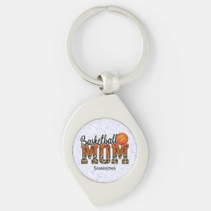 Proud Basketball Mum - Court-Side Champion Key Ring