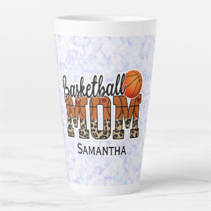 Proud Basketball Mum - Court-Side Champion Latte Mug