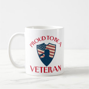 Proud Be A Veteran Of The USA Veteran Coffee Mug