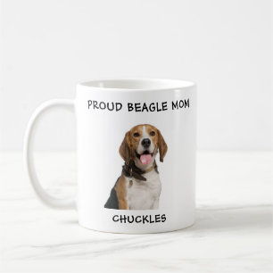Proud Beagle Mum Personalised Pet Dog Photo Coffee Mug