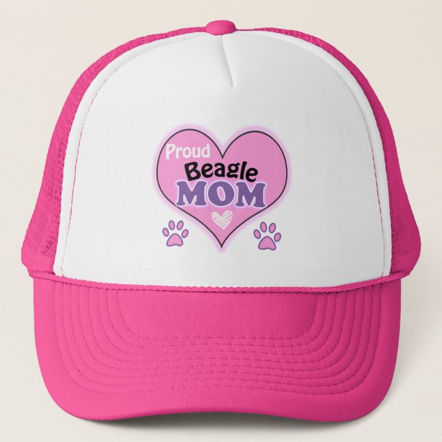 Proud Beagle Mum Trucker Hat (Front)