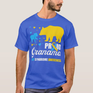 Proud Bear Grandma Down Syndrome Awareness T21 Tr T-Shirt