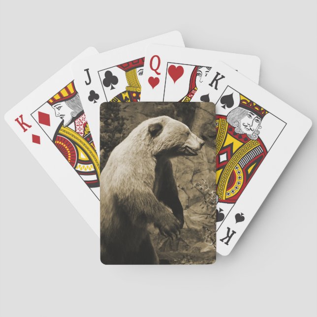 Proud Bear Playing Cards (Back)