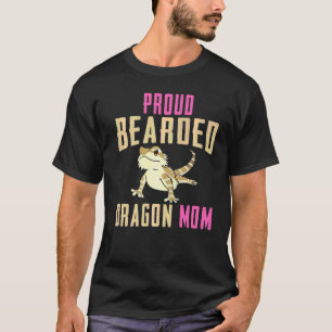 Proud Bearded Dragon Mum Reptile Lizard Gecko Wome T-Shirt