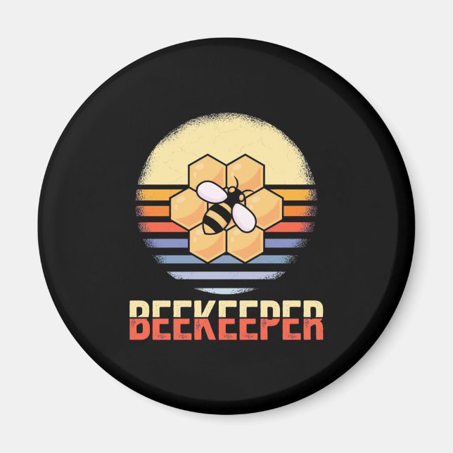 Proud Bee Keeper Magnet (Front)