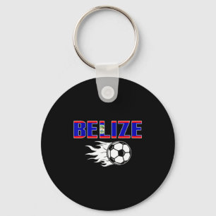 Proud Belize Soccer Fans Jersey Belizean Football Key Ring