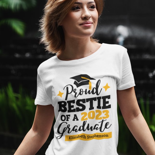 Proud Bestie of a 2023 graduate best friend T-Shirt (Creator Uploaded)