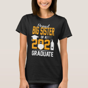 Proud Big Sister Of A 2021 Graduate Face Mask Hand T-Shirt